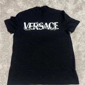 Versace Black Short Sleeve Tee